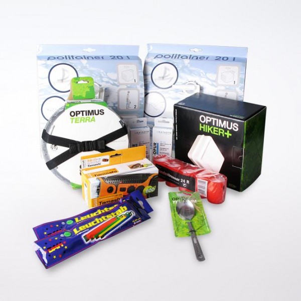 Technik Notpaket Essen, Trinken, Licht, Radio